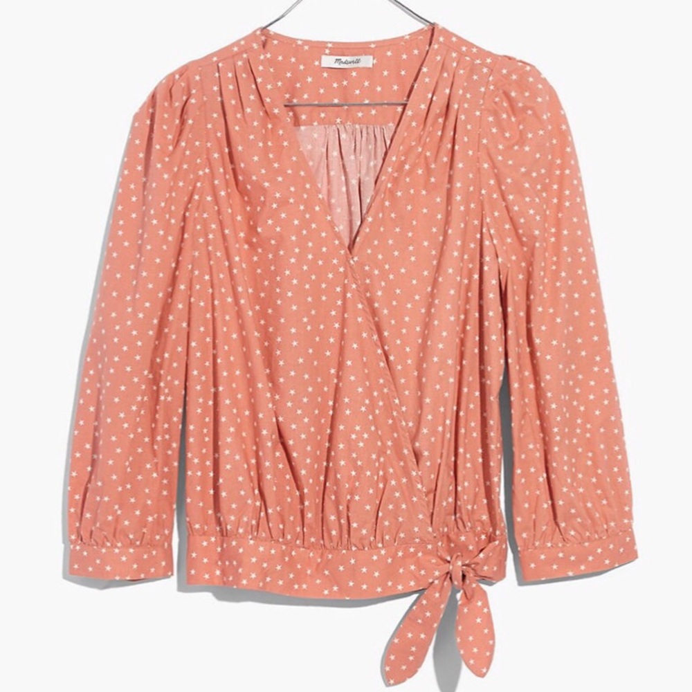𝐌𝐀𝐃𝐄𝐖𝐄𝐋𝐋 Wrap Top